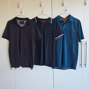 Dickies Cactus Man Stone Falcon Men’s M Polo Shirts 3pc Lot Corpcore Golf